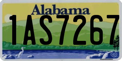 AL license plate 1AS7267