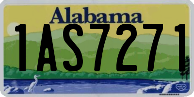 AL license plate 1AS7271