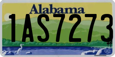 AL license plate 1AS7273