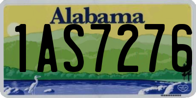 AL license plate 1AS7276