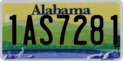 AL license plate 1AS7281