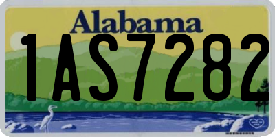 AL license plate 1AS7282