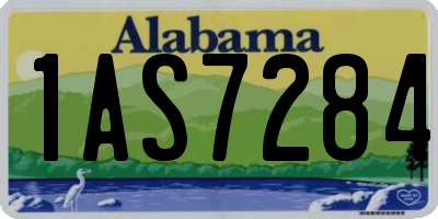 AL license plate 1AS7284