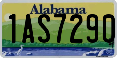 AL license plate 1AS7290