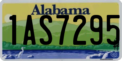 AL license plate 1AS7295