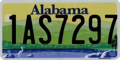 AL license plate 1AS7297