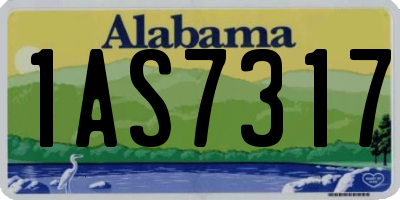 AL license plate 1AS7317
