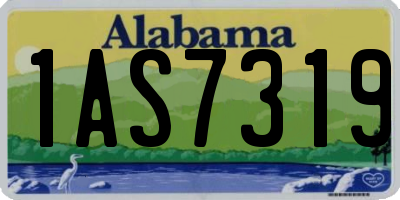 AL license plate 1AS7319