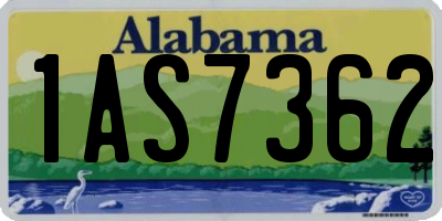 AL license plate 1AS7362