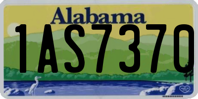 AL license plate 1AS7370