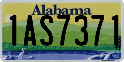 AL license plate 1AS7371