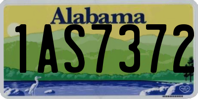 AL license plate 1AS7372