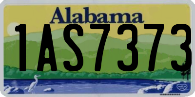AL license plate 1AS7373