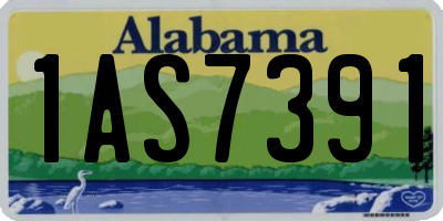 AL license plate 1AS7391