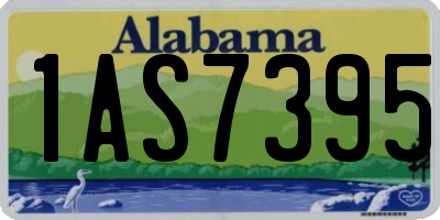 AL license plate 1AS7395