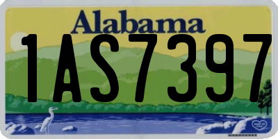 AL license plate 1AS7397