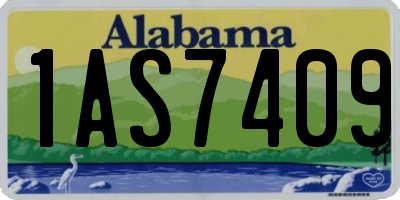 AL license plate 1AS7409