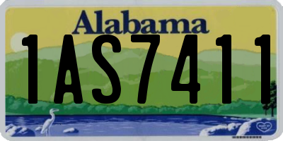 AL license plate 1AS7411