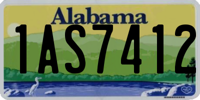 AL license plate 1AS7412