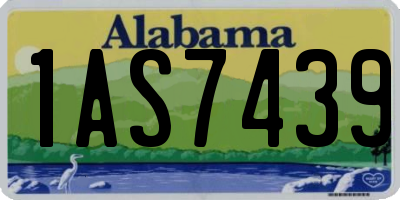 AL license plate 1AS7439