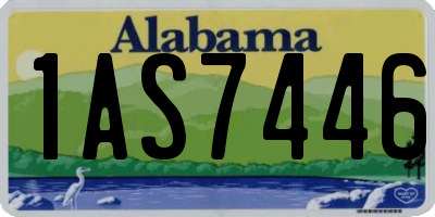 AL license plate 1AS7446