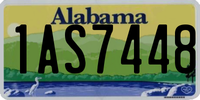 AL license plate 1AS7448