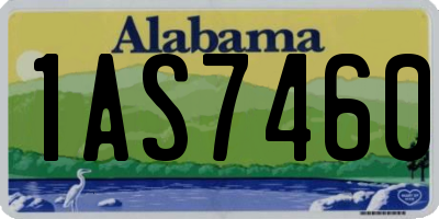 AL license plate 1AS7460