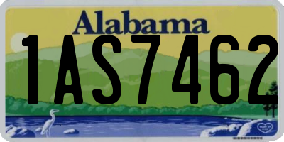 AL license plate 1AS7462