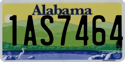 AL license plate 1AS7464