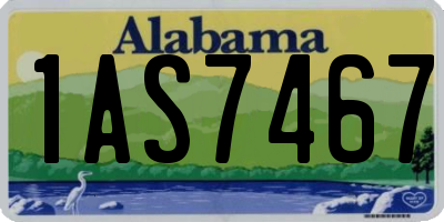 AL license plate 1AS7467