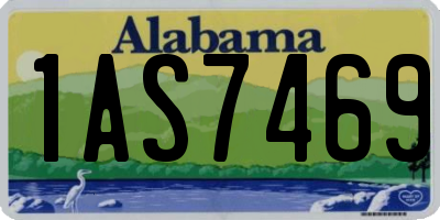 AL license plate 1AS7469