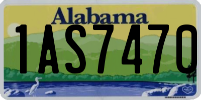 AL license plate 1AS7470