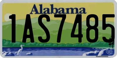 AL license plate 1AS7485