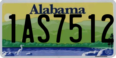 AL license plate 1AS7512