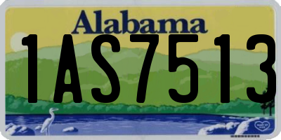 AL license plate 1AS7513