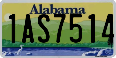 AL license plate 1AS7514