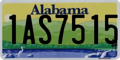 AL license plate 1AS7515