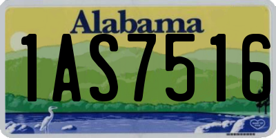 AL license plate 1AS7516