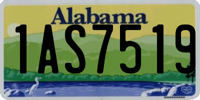 AL license plate 1AS7519