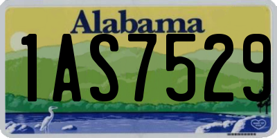 AL license plate 1AS7529