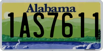 AL license plate 1AS7611