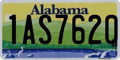 AL license plate 1AS7620