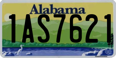 AL license plate 1AS7621
