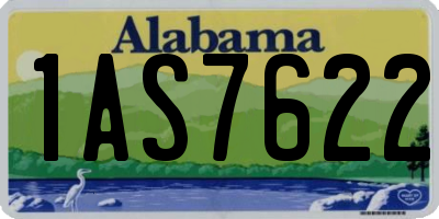 AL license plate 1AS7622