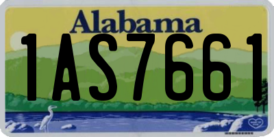 AL license plate 1AS7661