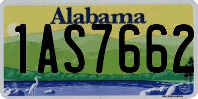AL license plate 1AS7662
