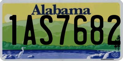 AL license plate 1AS7682