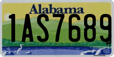 AL license plate 1AS7689