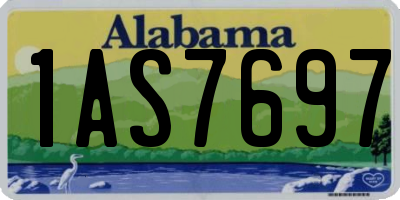 AL license plate 1AS7697