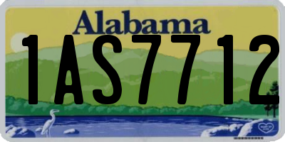 AL license plate 1AS7712